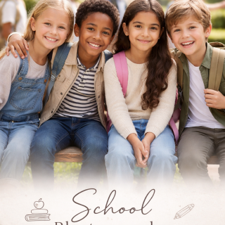Smiles and backpacks at school session